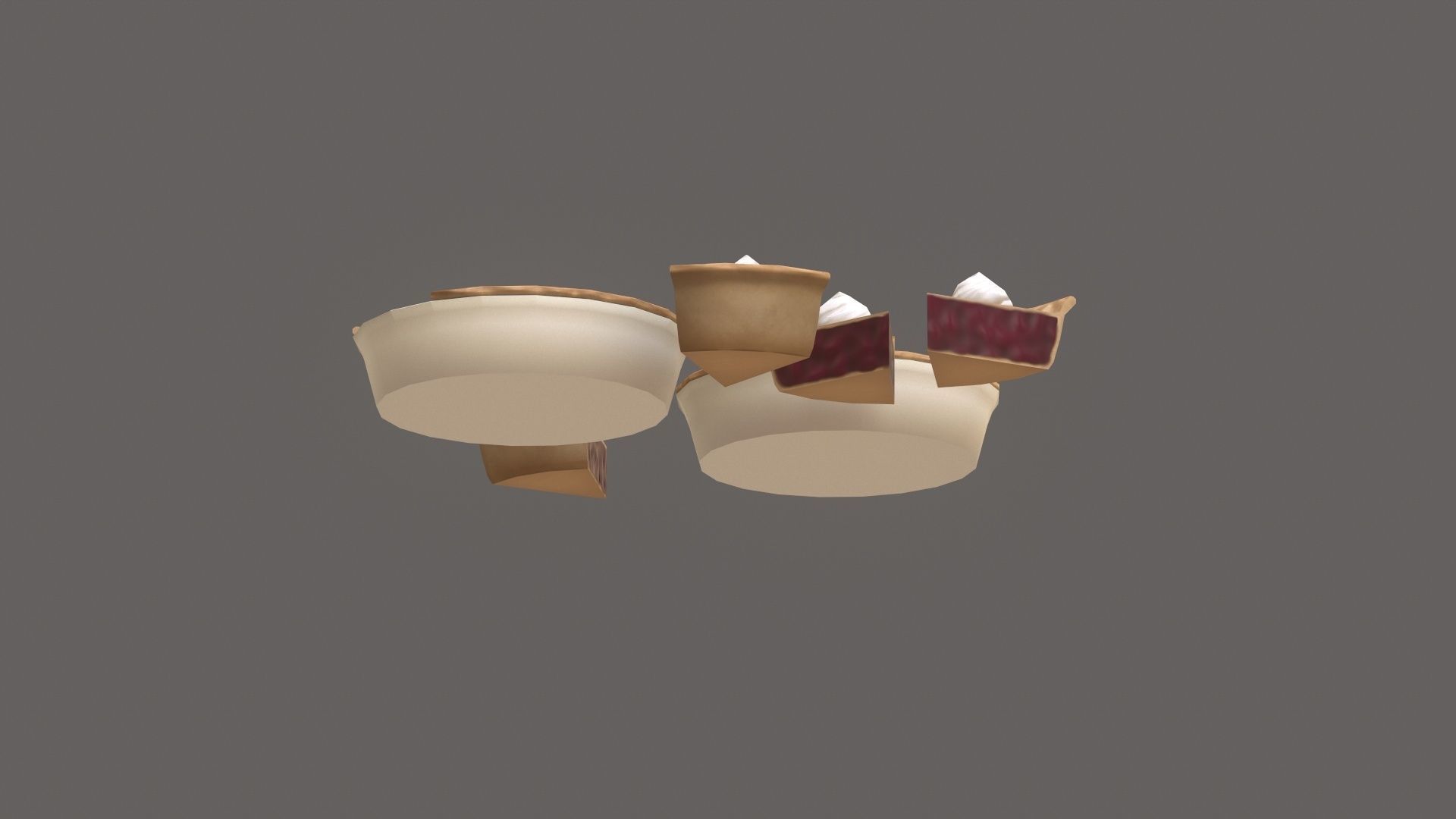 Berry Pie G78 Low-poly 3D model_11