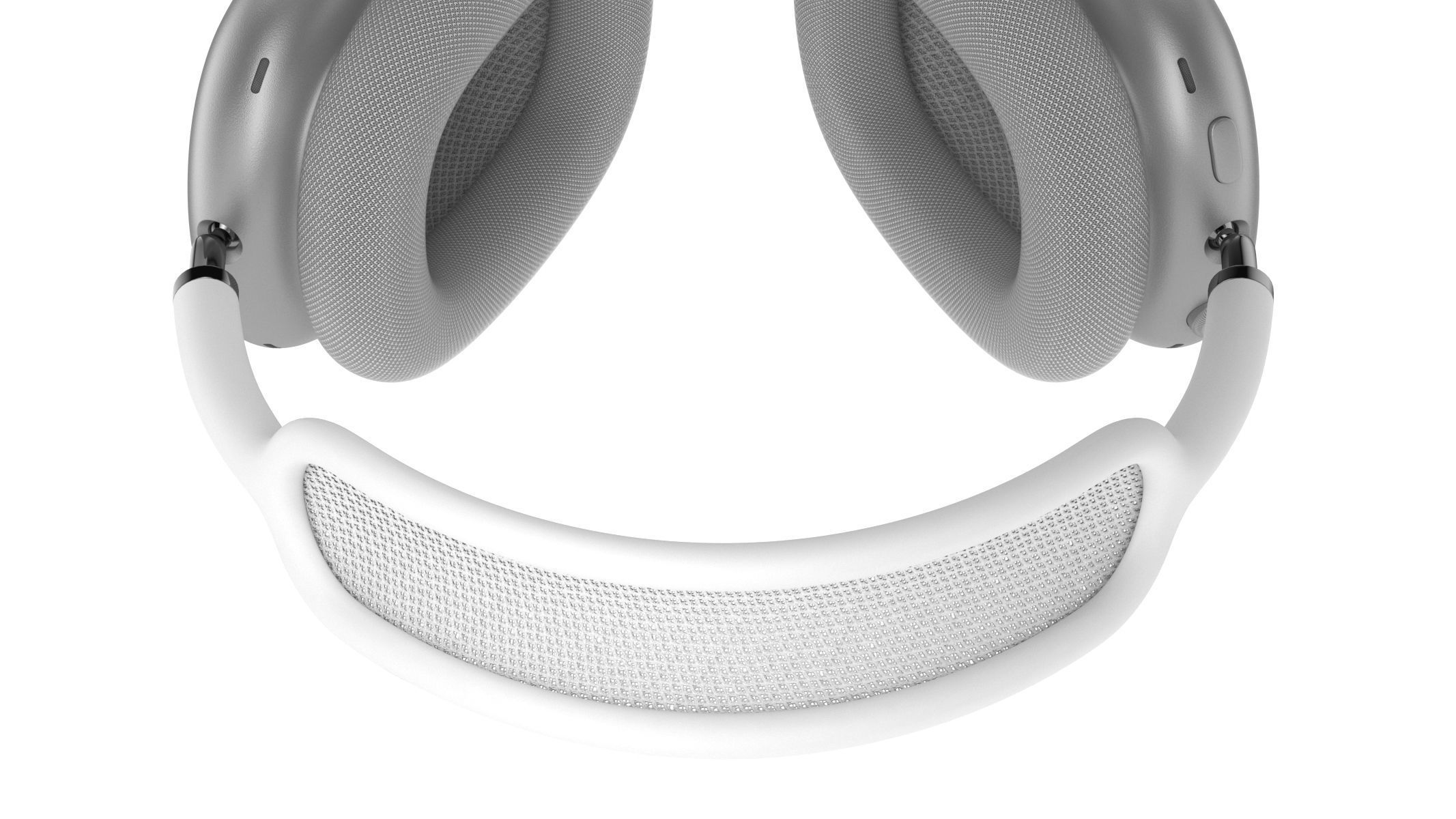  Apple AirPods Max Silver 3D model_9