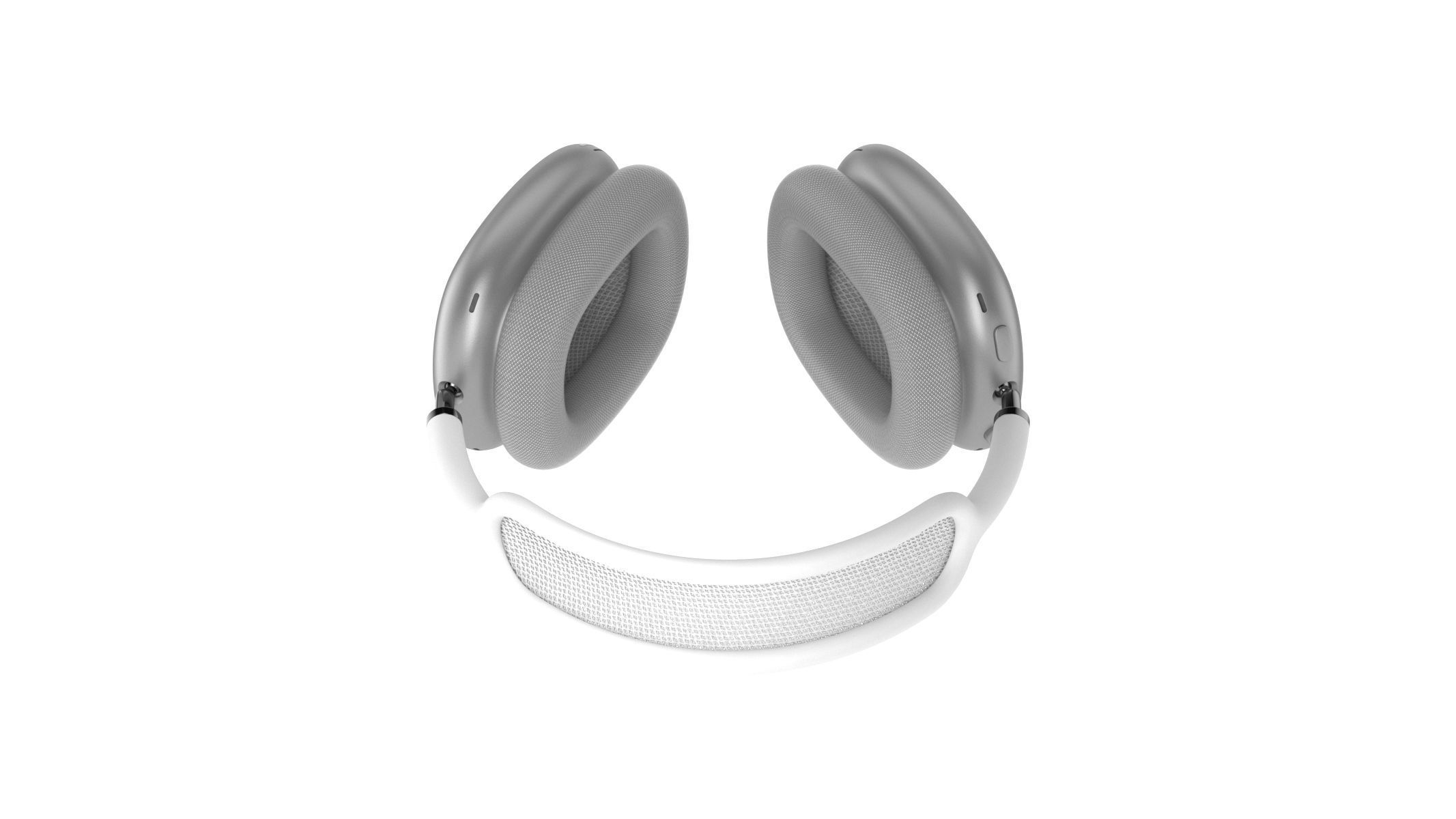  Apple AirPods Max Silver 3D model_4