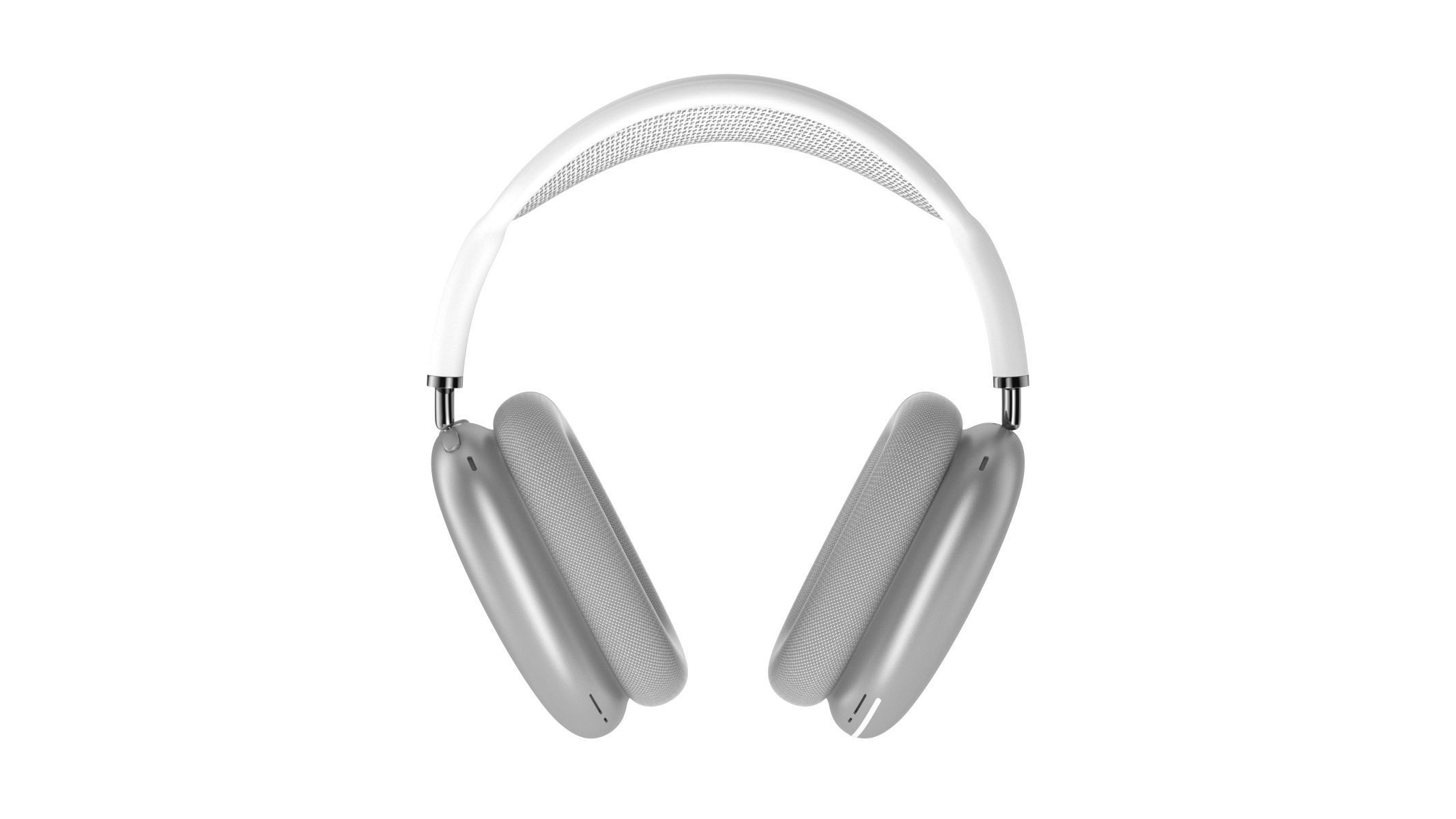  Apple AirPods Max Silver 3D model_1