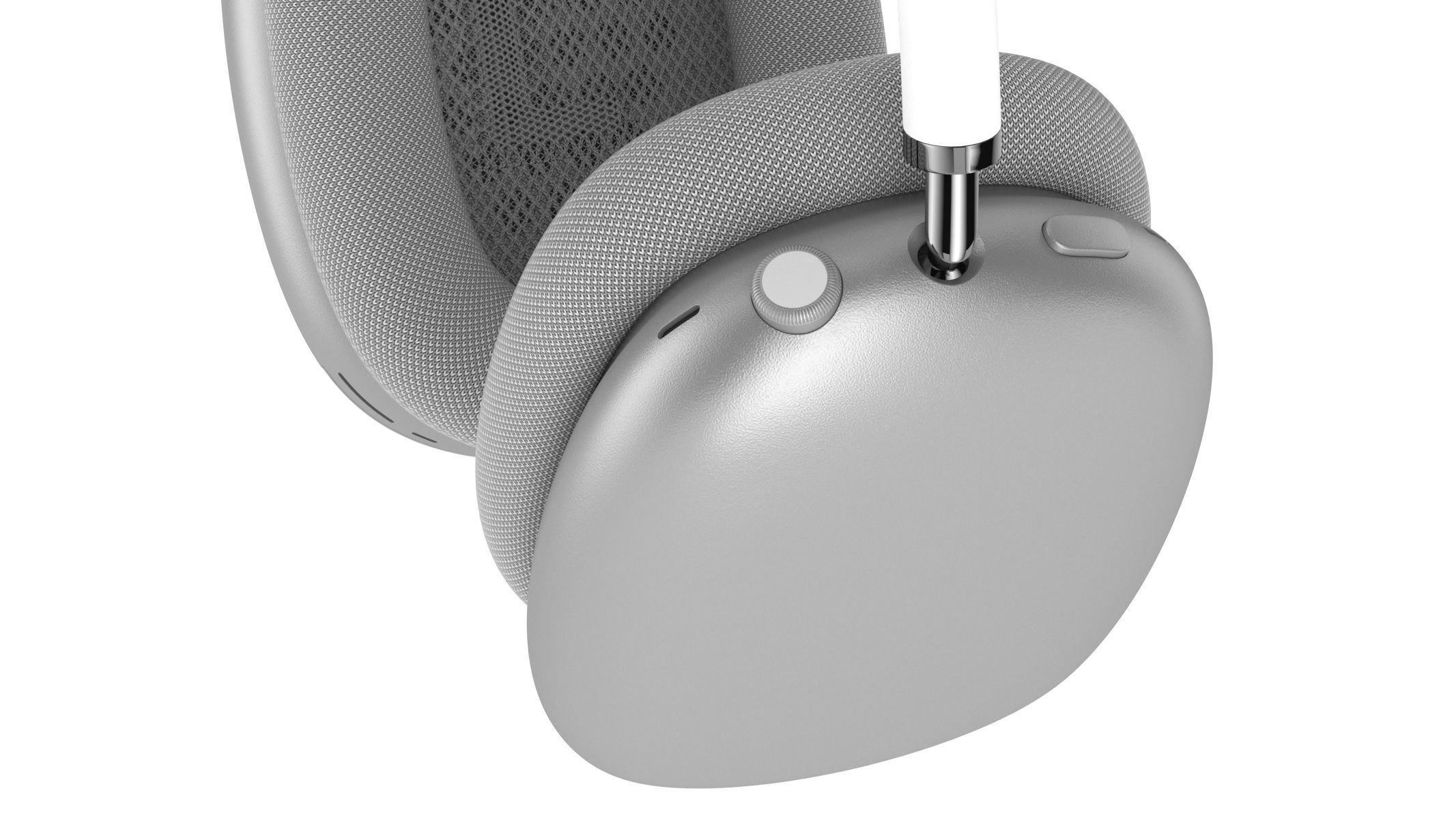  Apple AirPods Max Silver 3D model_7