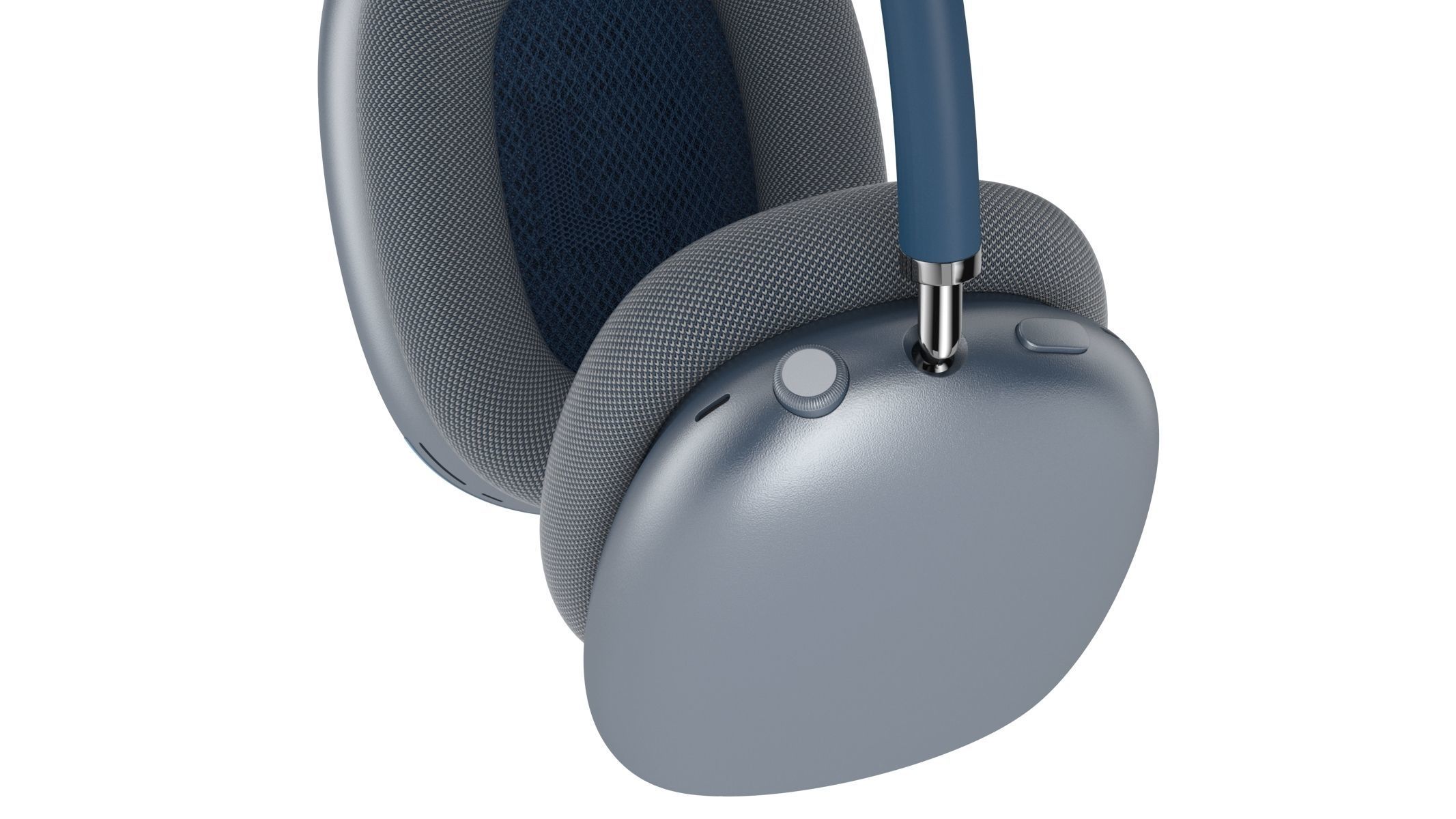 Apple AirPods Max Sky Blue 3D model_7