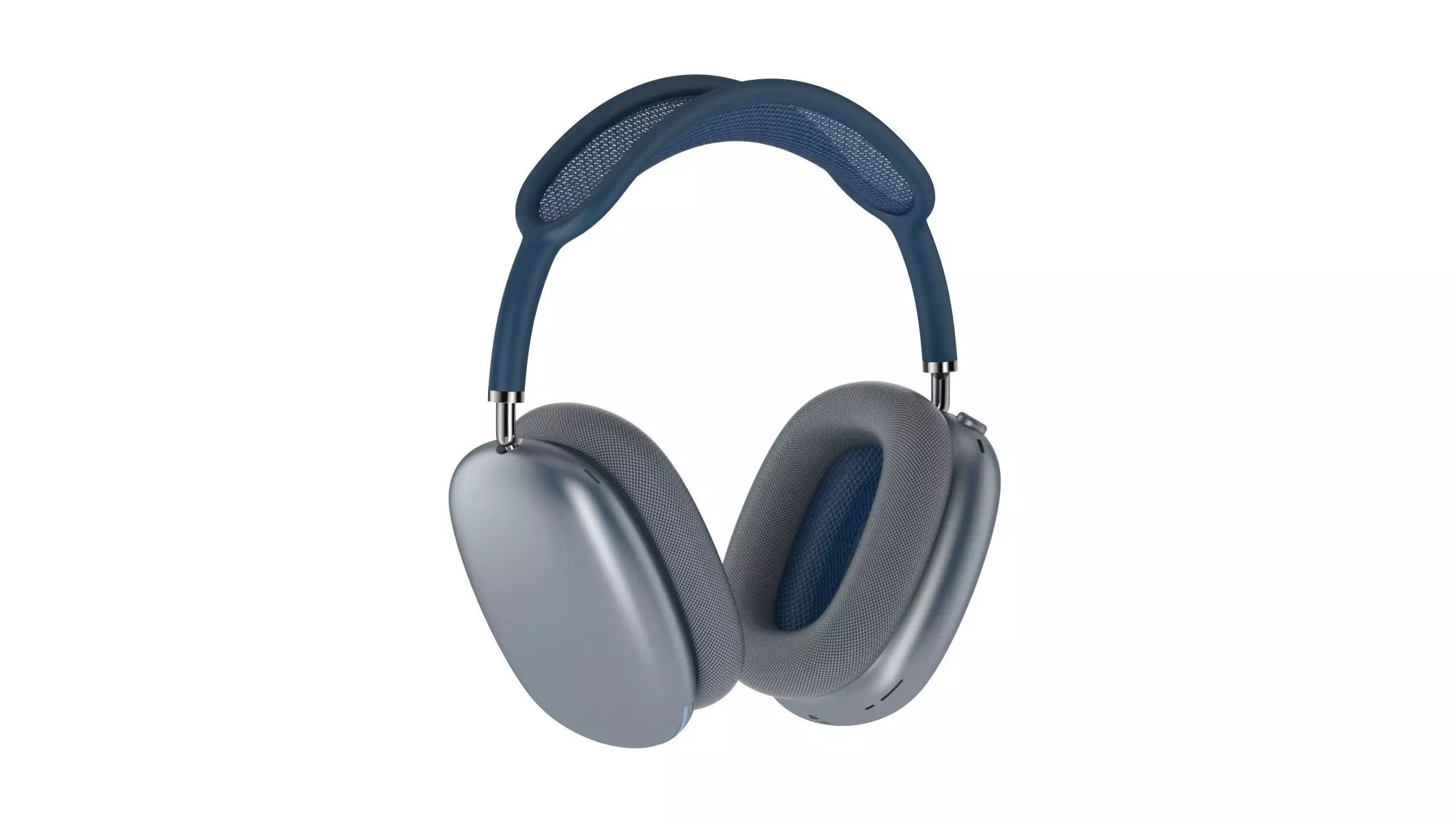 Apple AirPods Max Sky Blue 3D model_0