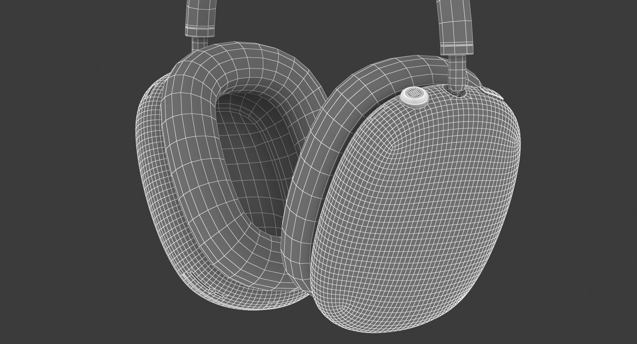 Apple AirPods Max Space Gray 3D model_16