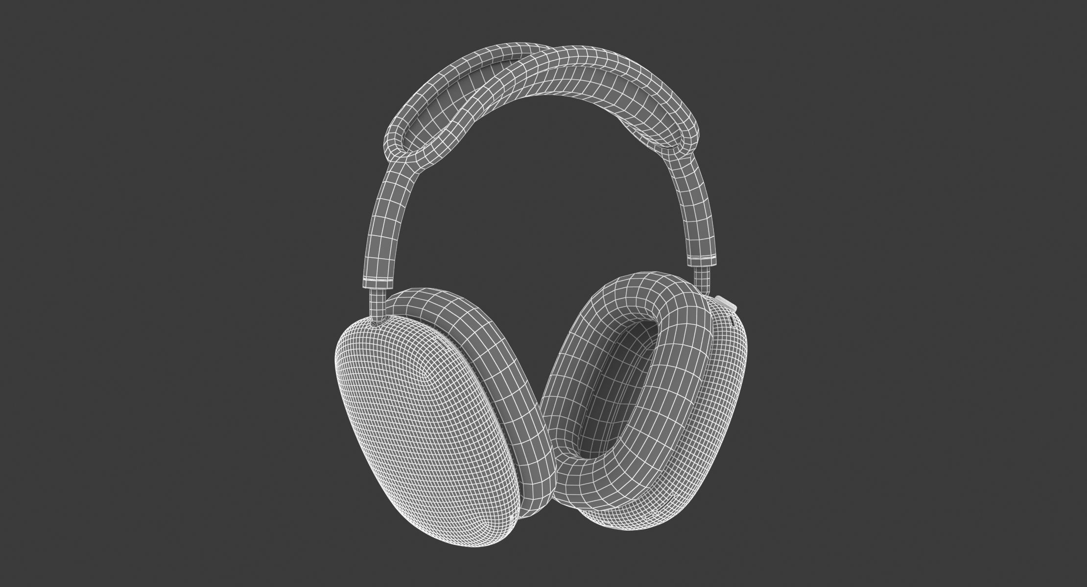 Apple AirPods Max Space Gray 3D model_10