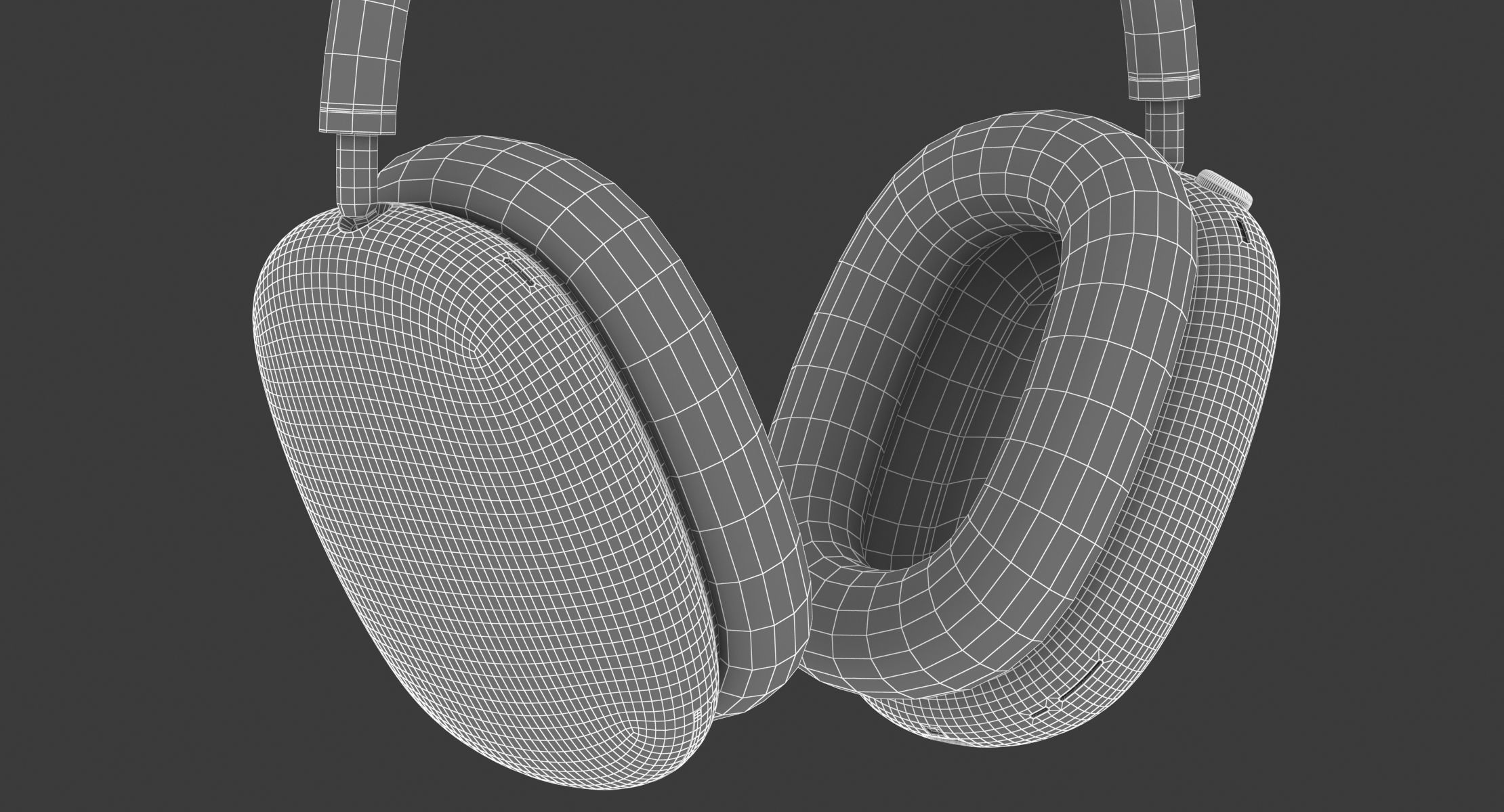 Apple AirPods Max Space Gray 3D model_15
