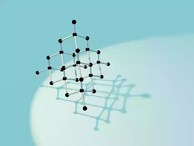 Organic Chemistry Molecule - Diamond 3D print model