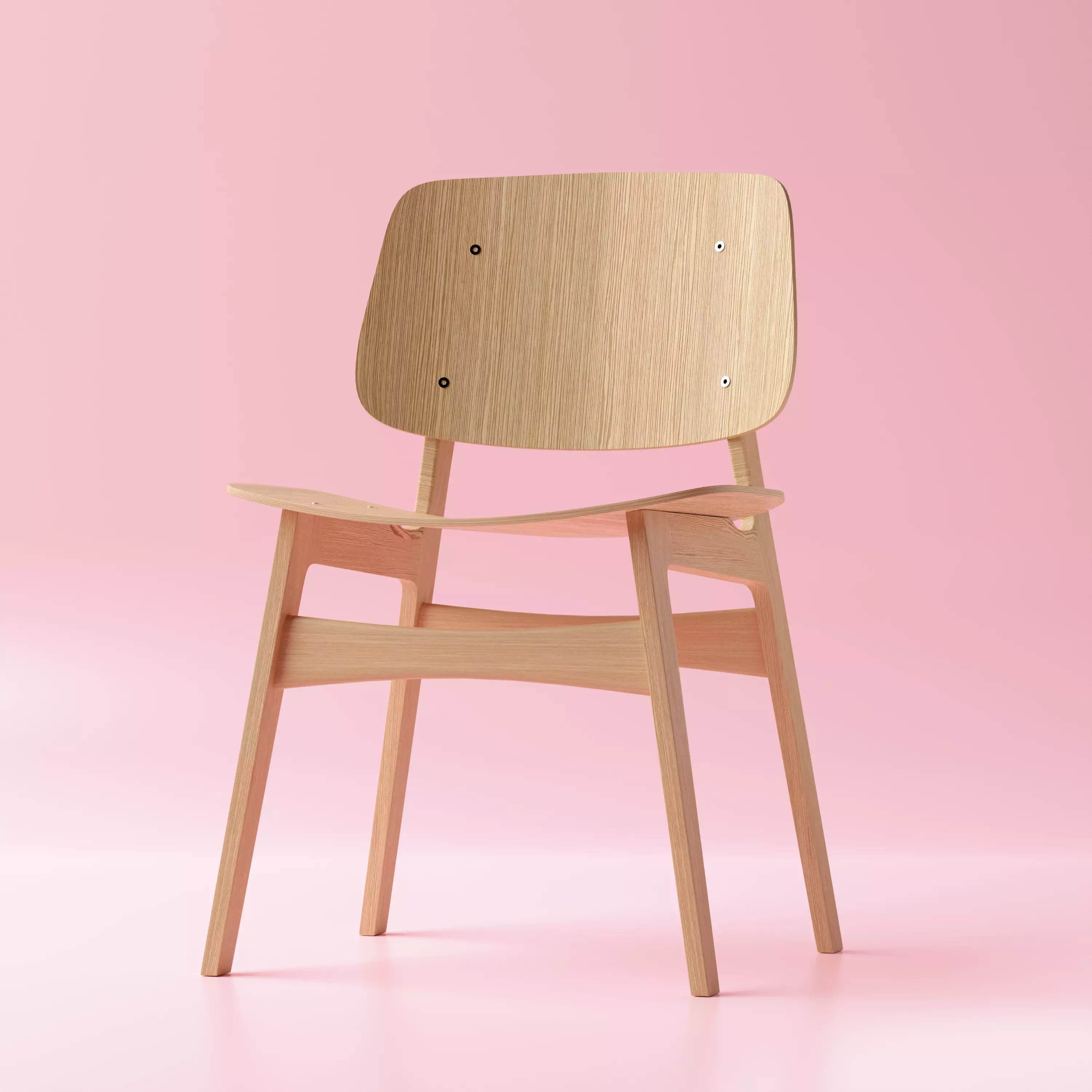Soborg chair 3D model_0