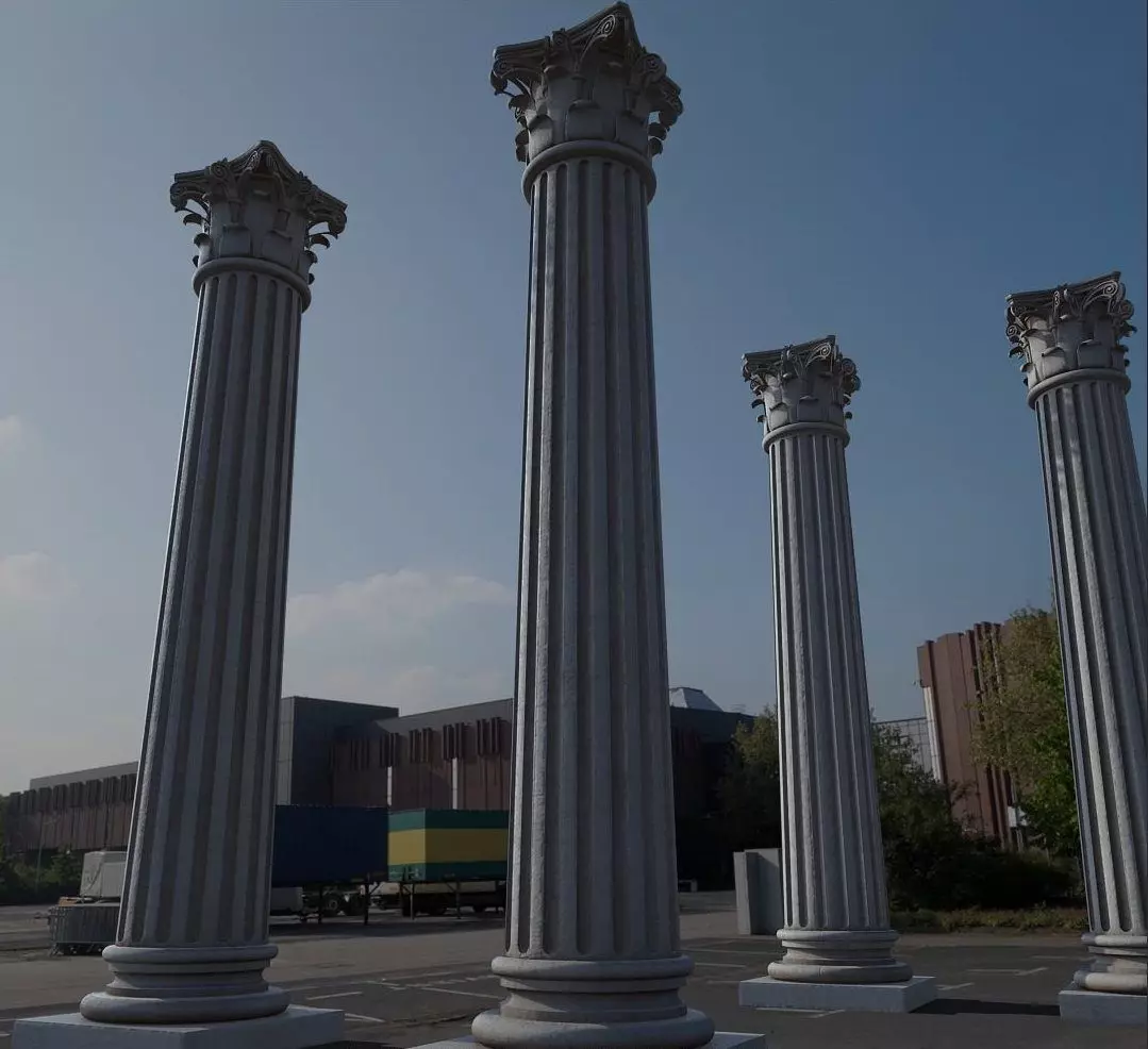 Corinthian Column 3D model 3D model