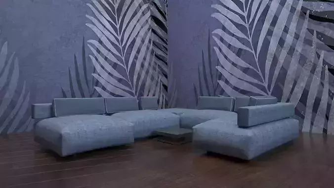 SOFA FOR LIVING ROOM 3D model