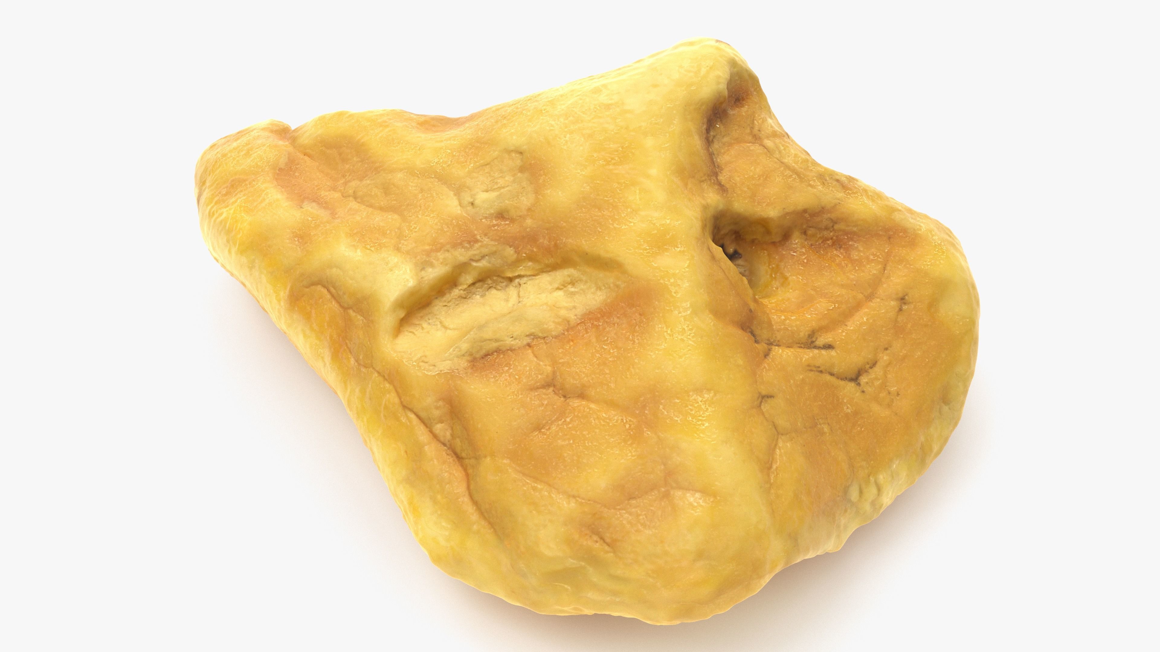 White Amber Low-poly 3D model_4