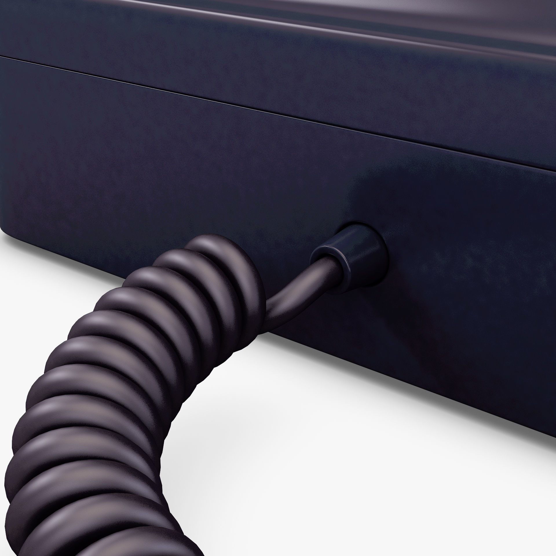 Retro Telephone v 1 3D model_13