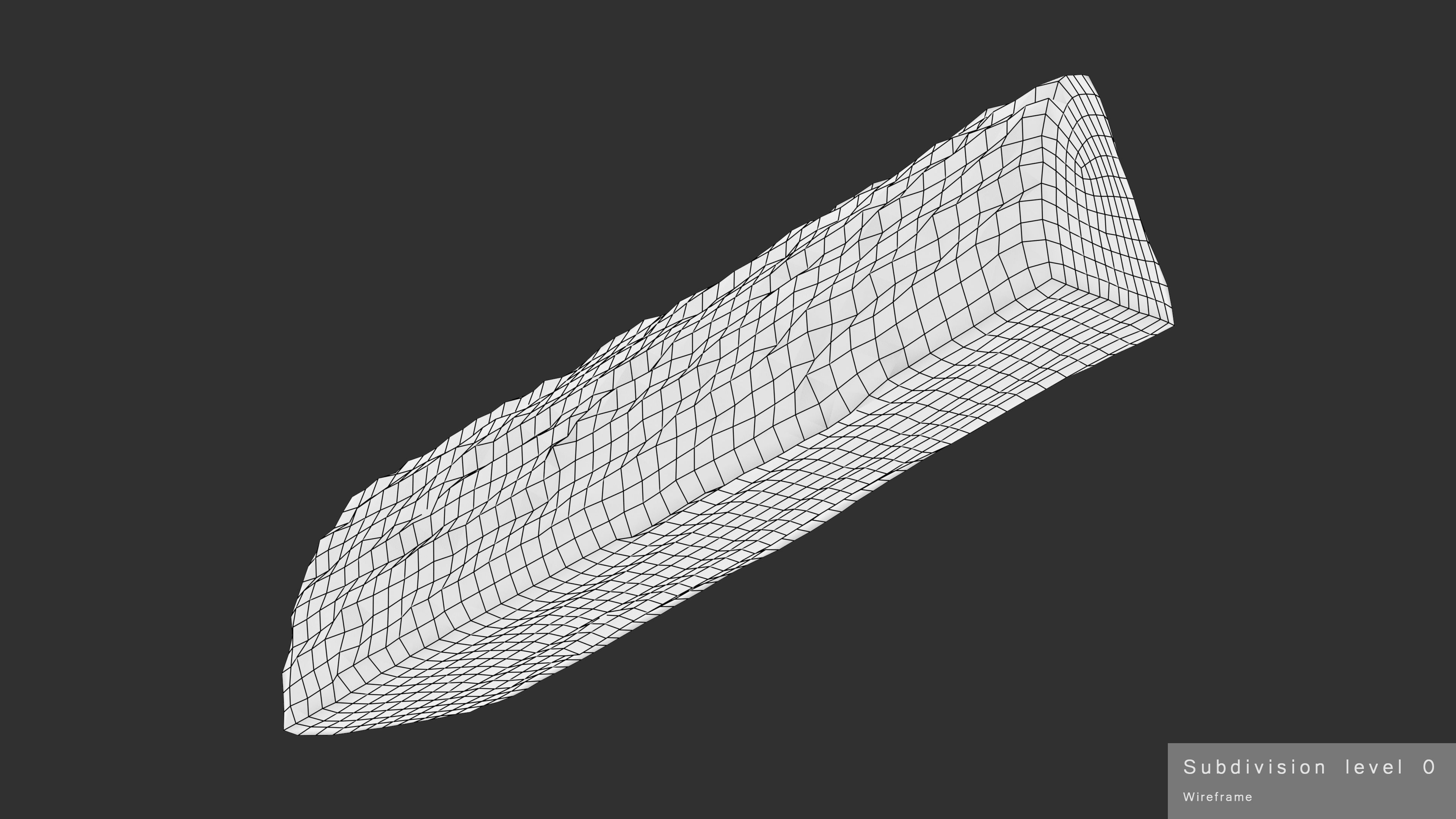 Log Maple Low-poly 3D model_29