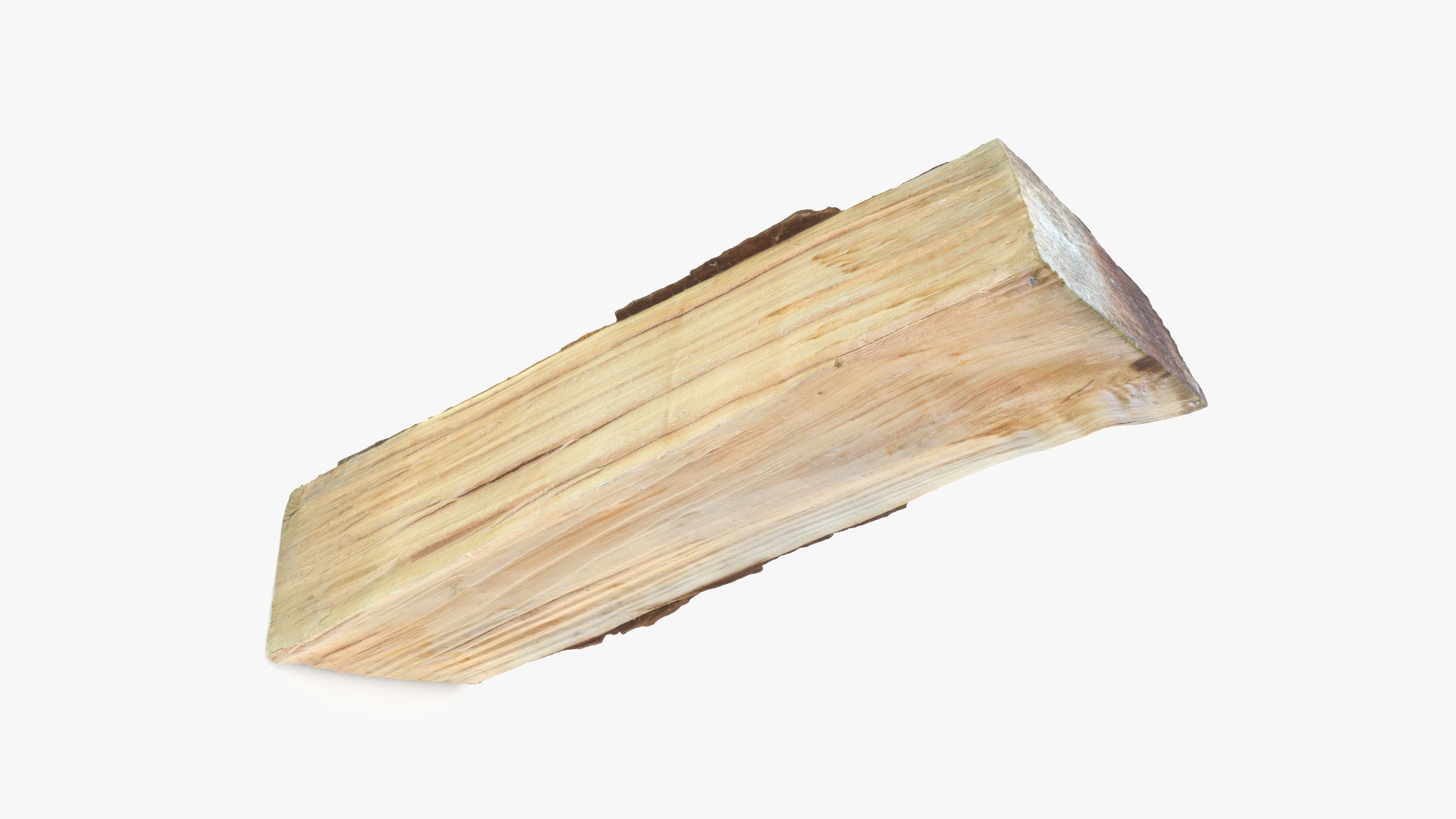 Log Maple Low-poly 3D model_4