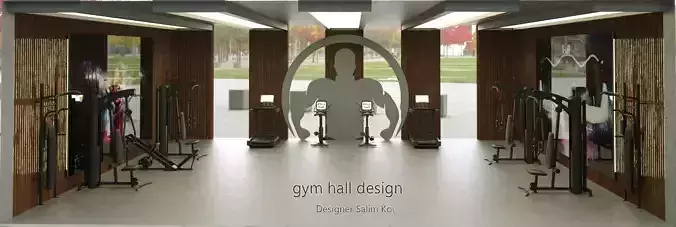 Fitness Gym 3D model