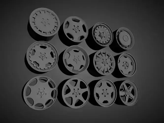 New for 2021 Mercedes OEM wheels collection for Hot Wheels