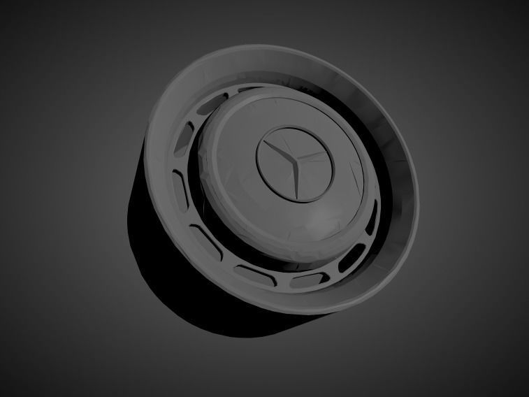 New for 2021 Mercedes OEM wheels collection for Hot Wheels 3D print model_13