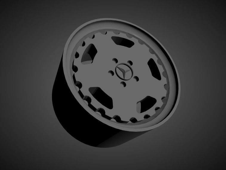 New for 2021 Mercedes OEM wheels collection for Hot Wheels 3D print model_8