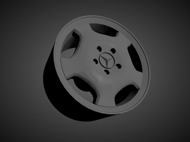 New for 2021 Mercedes OEM wheels collection for Hot Wheels 3D print model_10