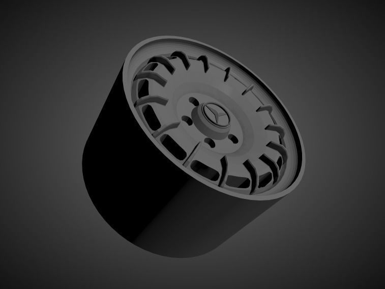 New for 2021 Mercedes OEM wheels collection for Hot Wheels 3D print model_7
