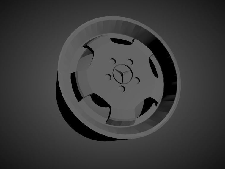 New for 2021 Mercedes OEM wheels collection for Hot Wheels 3D print model_6