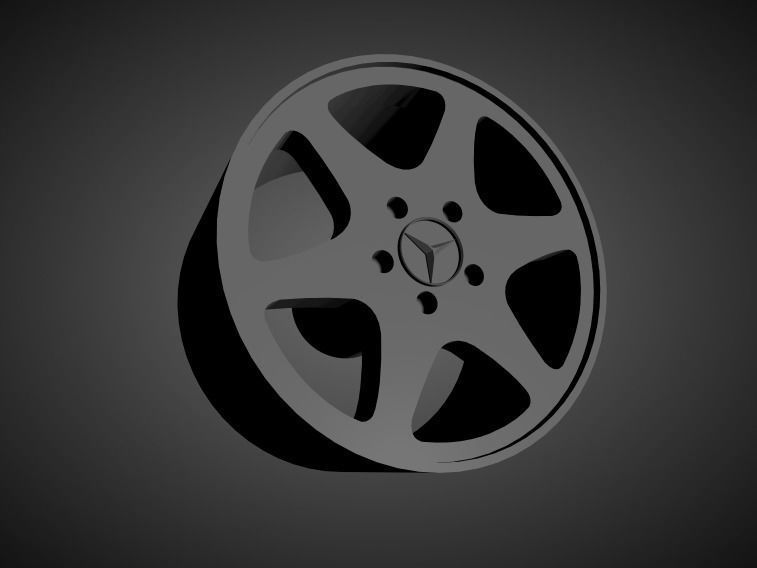 New for 2021 Mercedes OEM wheels collection for Hot Wheels 3D print model_3