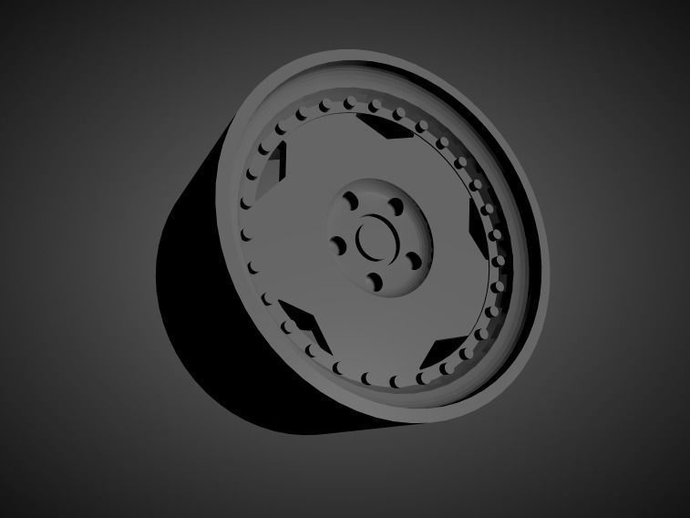 New for 2021 Mercedes OEM wheels collection for Hot Wheels 3D print model_14