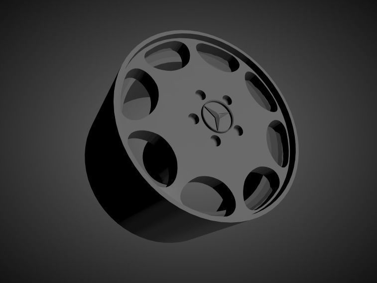 New for 2021 Mercedes OEM wheels collection for Hot Wheels 3D print model_9