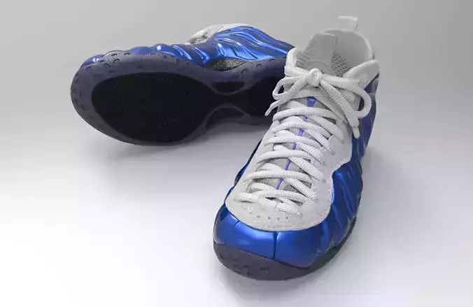 Basketball Shoes -Nike-Air-Foamposite 3D print model