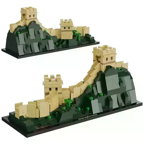 Lego Architecture - 21041 The Great Wall of China 3D model