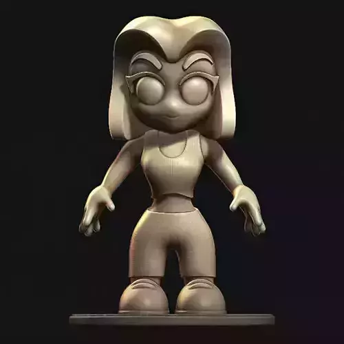 Charlie d amelio 3D print model