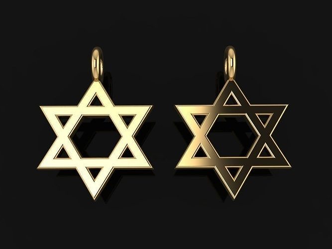 DAINTY STAR PENDANT CUTOUT FRAME 3D print model