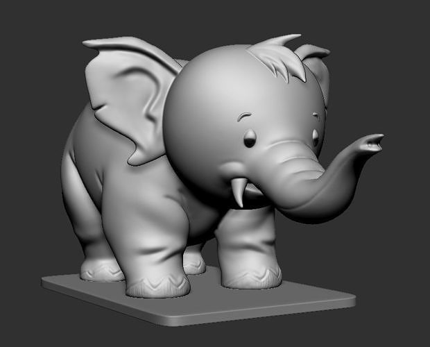 ELEPHANT BABY 3D print model