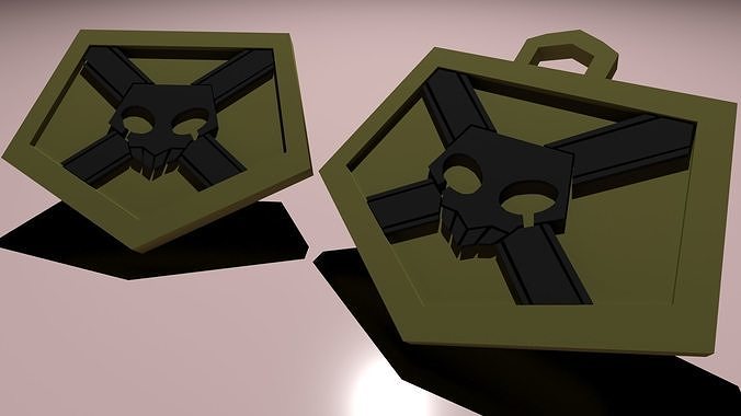 Bleach Substitute Soul Reaper Badge  3D print model
