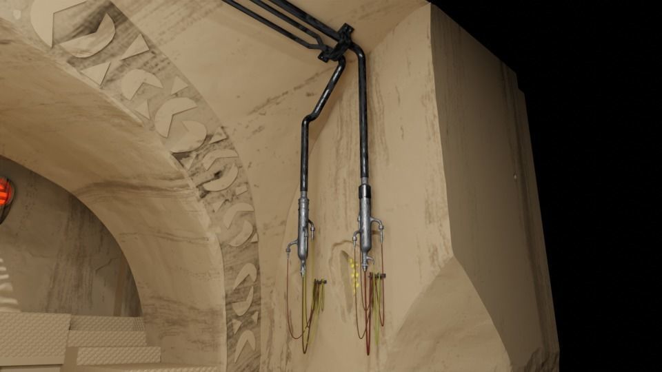 Jabbas Throne Room - Set 2a - Throne Area Attributes  1-12 scale 3D print model_16