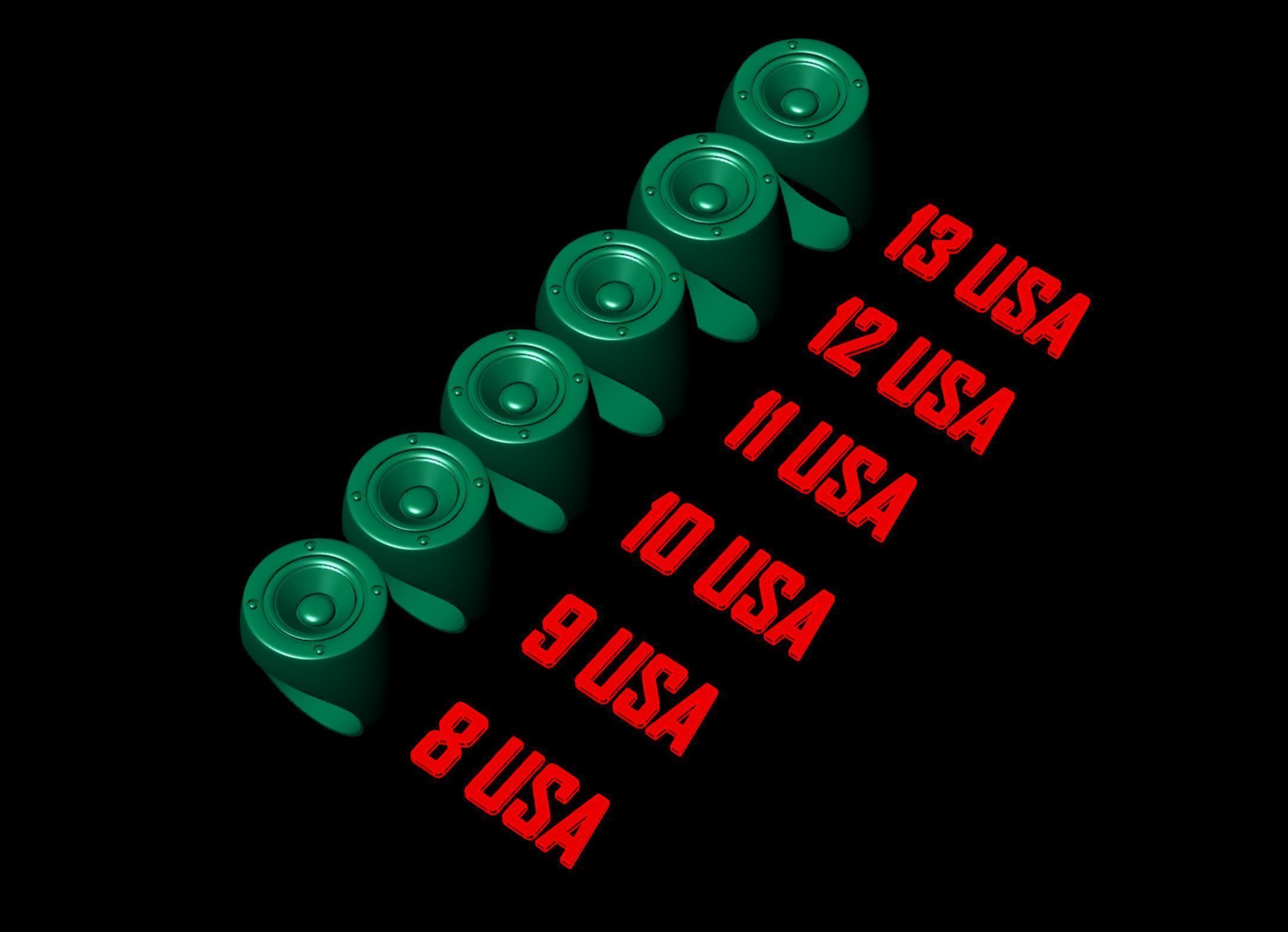 Ring speaker 3D print model_8