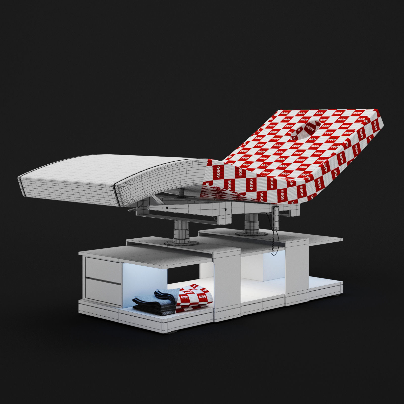 Massage Bed Lumina 3D model_10