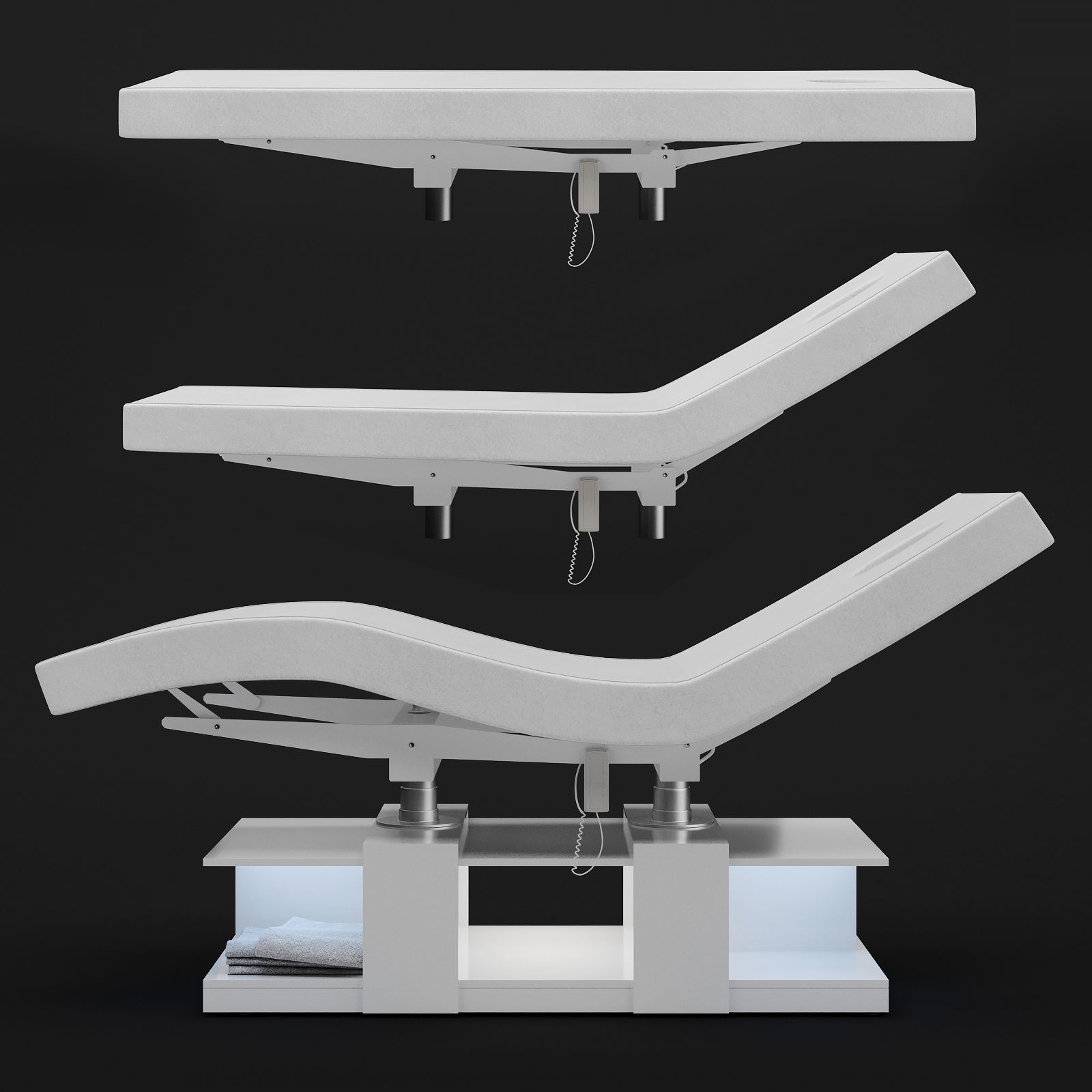 Massage Bed Lumina 3D model_6