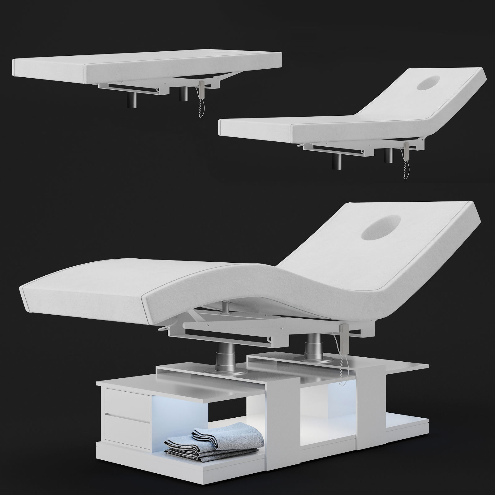 Massage Bed Lumina 3D model_5