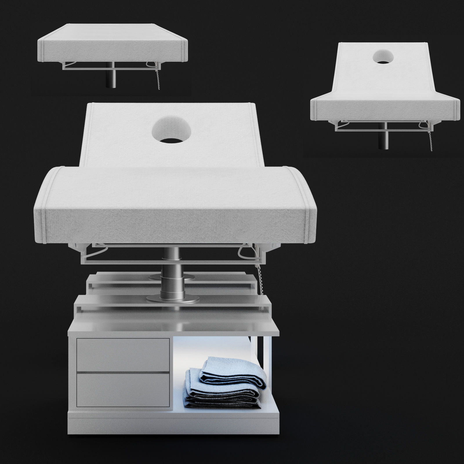Massage Bed Lumina 3D model_7