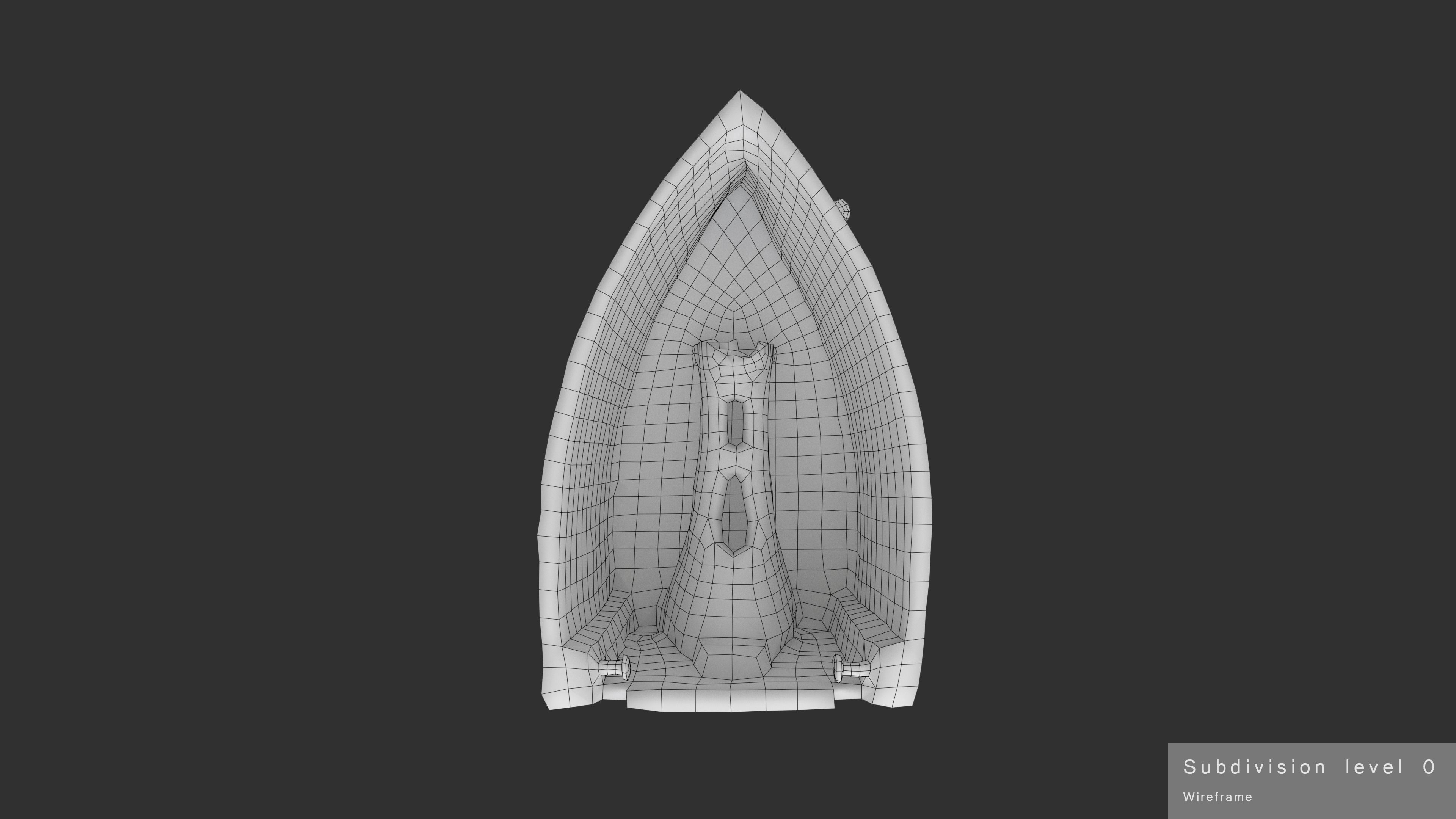 Old Rusty Iron Low-poly 3D model_34