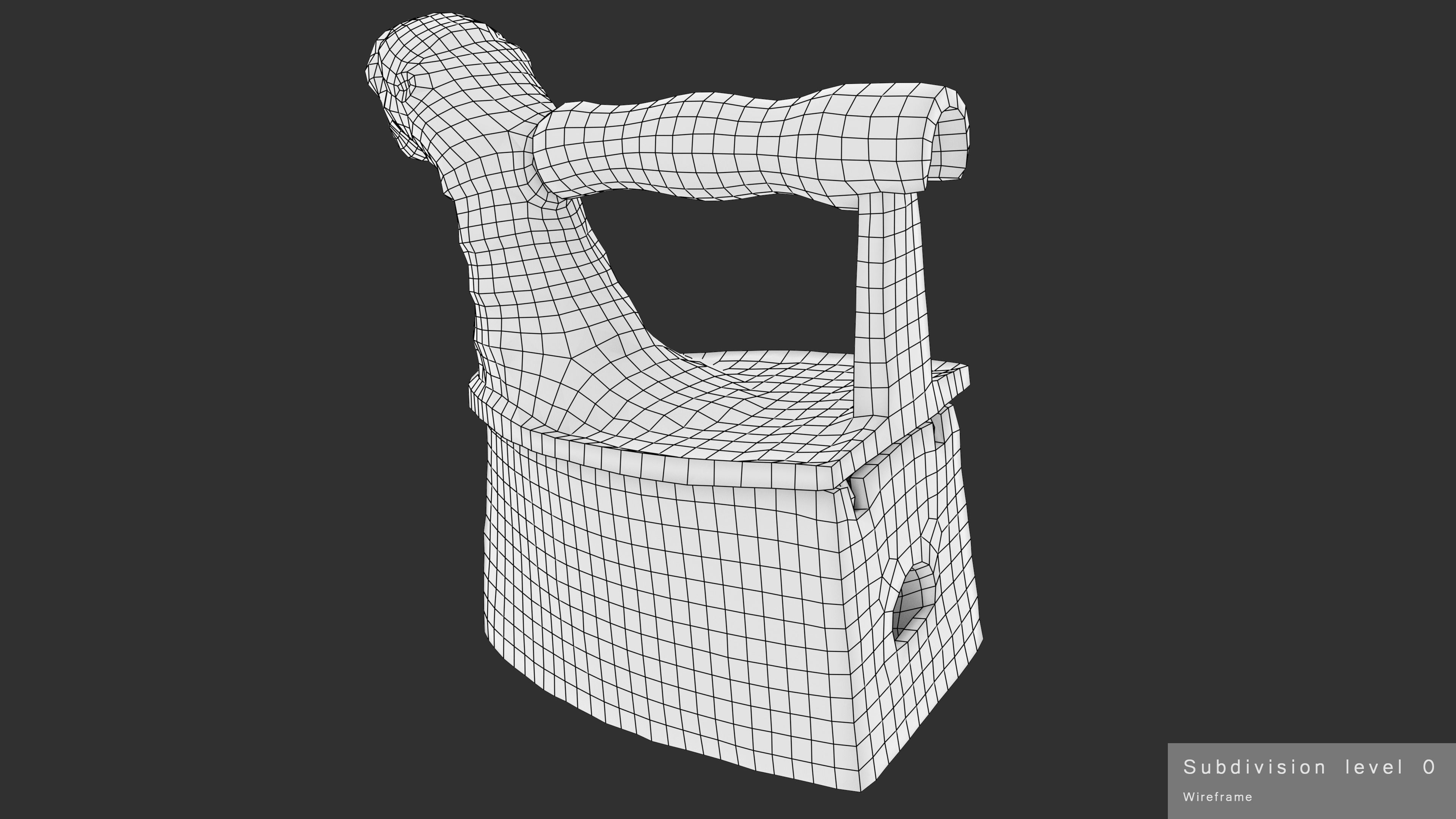 Old Rusty Iron Low-poly 3D model_31