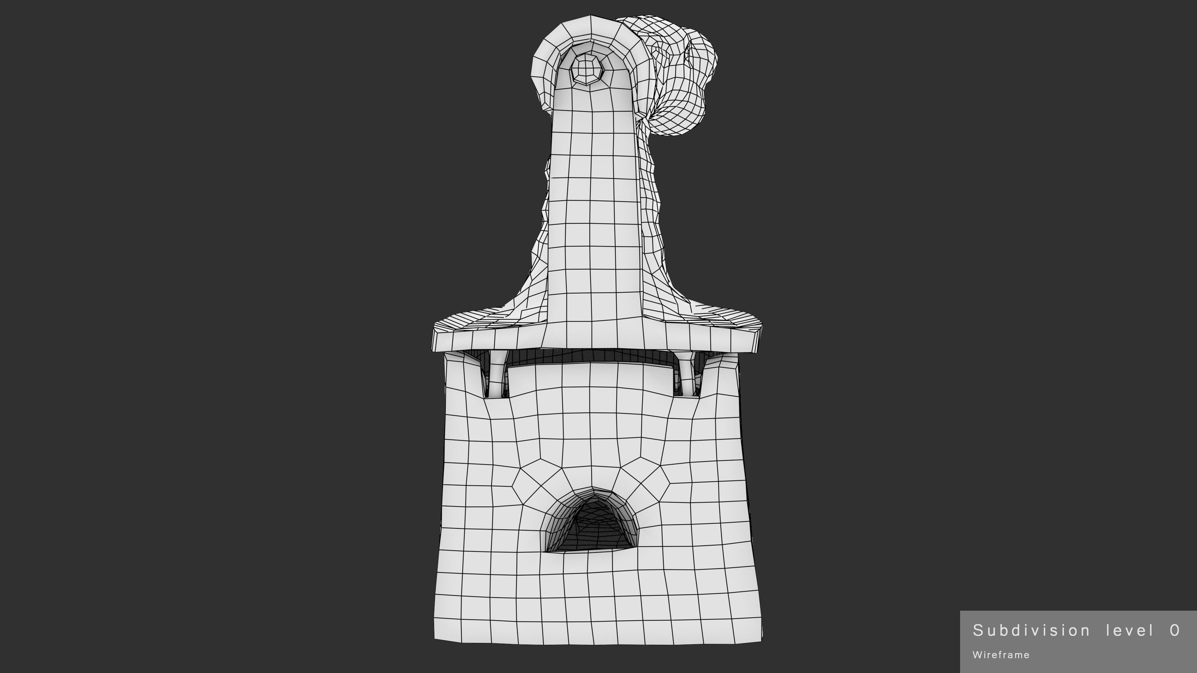 Old Rusty Iron Low-poly 3D model_29