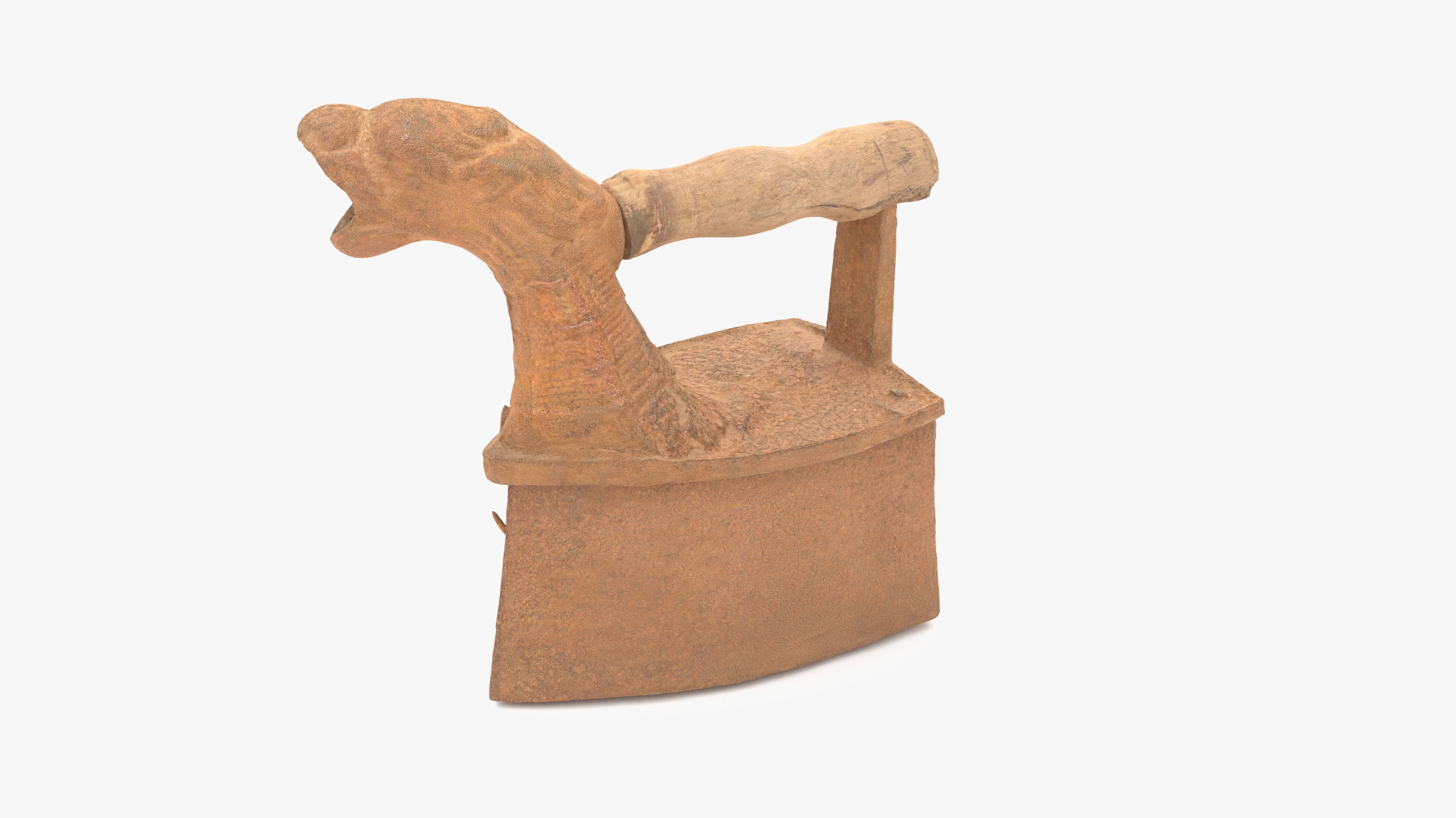 Old Rusty Iron Low-poly 3D model_20