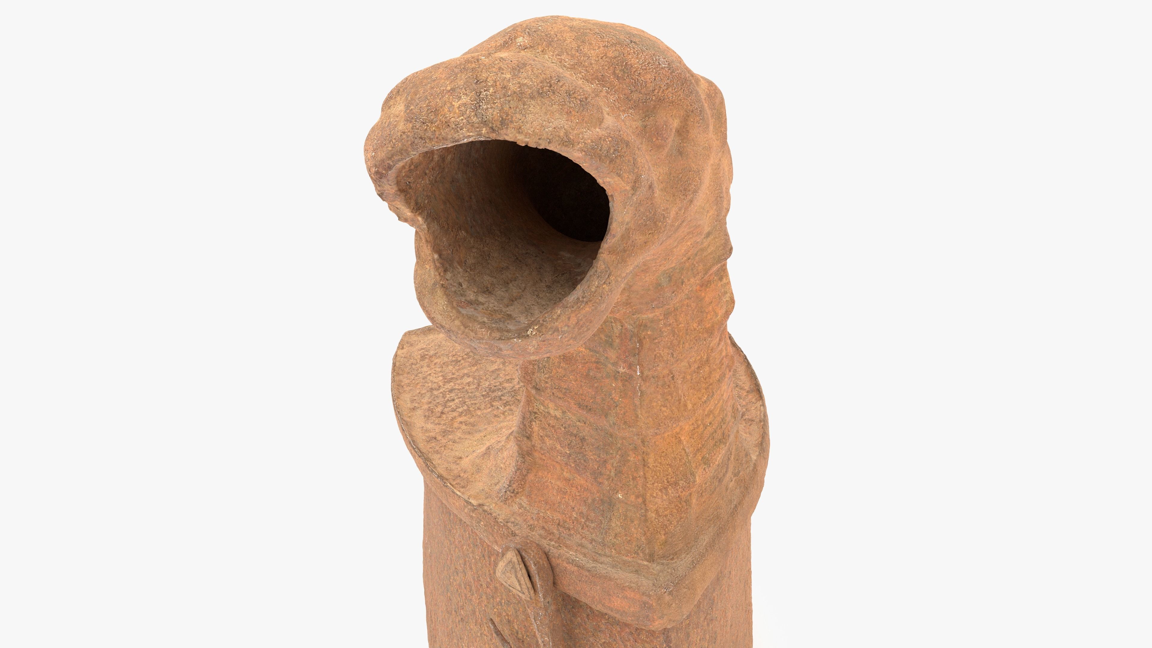 Old Rusty Iron Low-poly 3D model_12