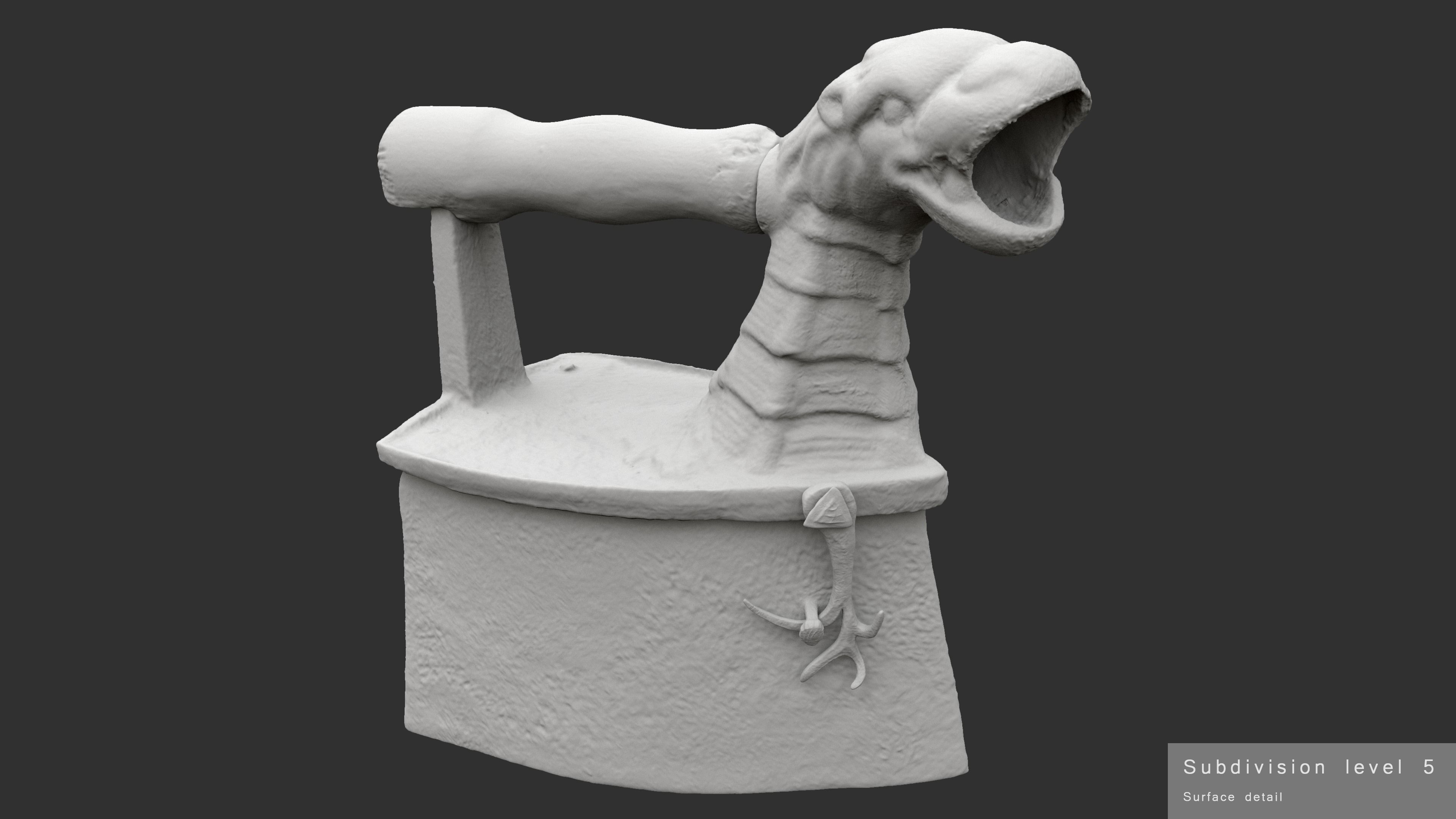 Old Rusty Iron Low-poly 3D model_22