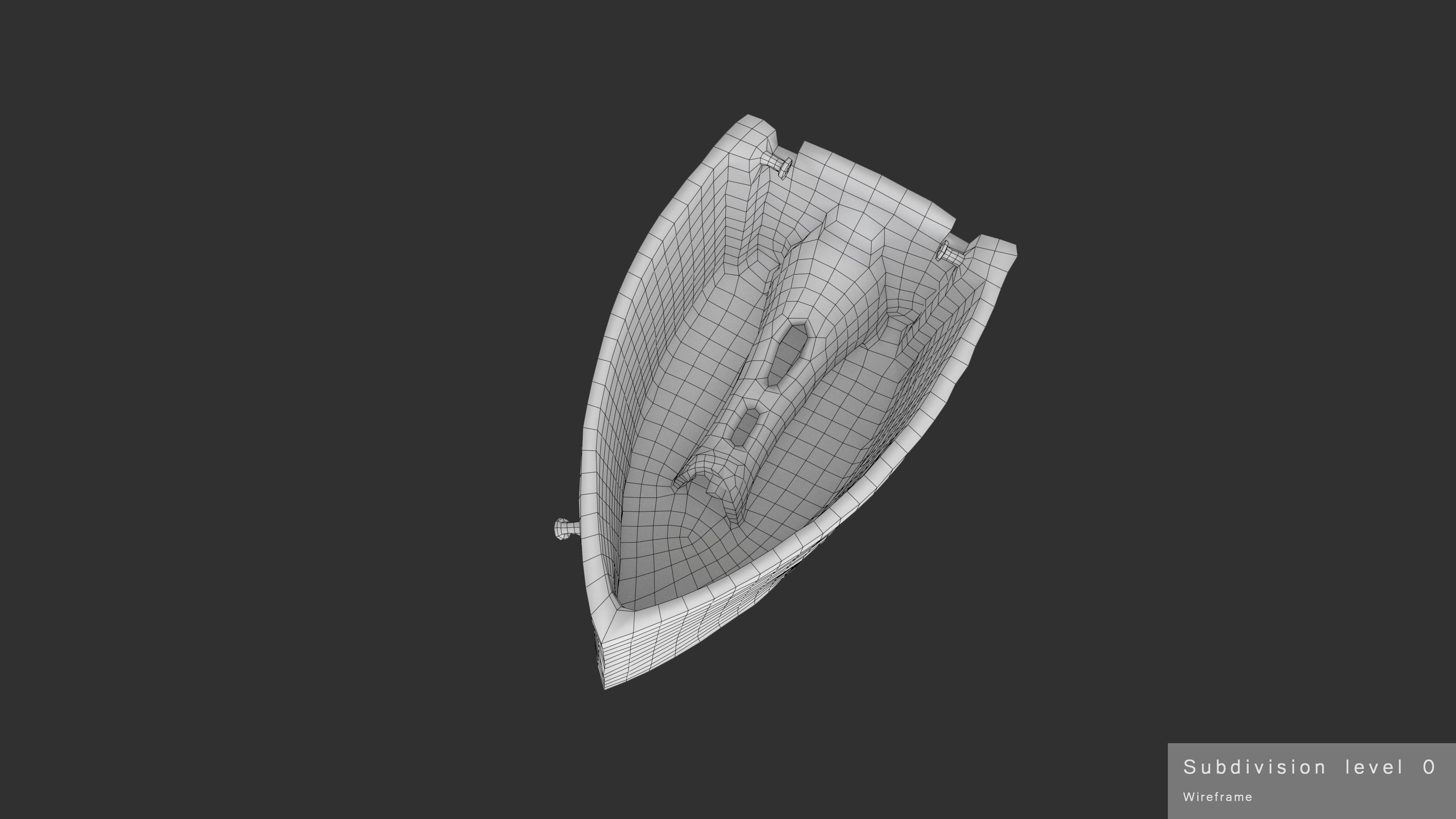 Old Rusty Iron Low-poly 3D model_30