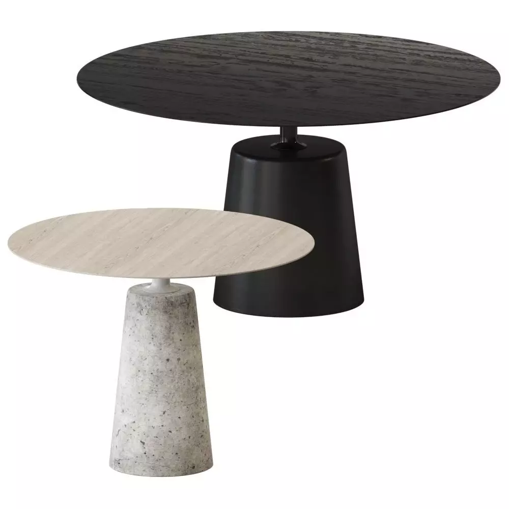 ROCK TABLE By MDF Italia 3D model_0
