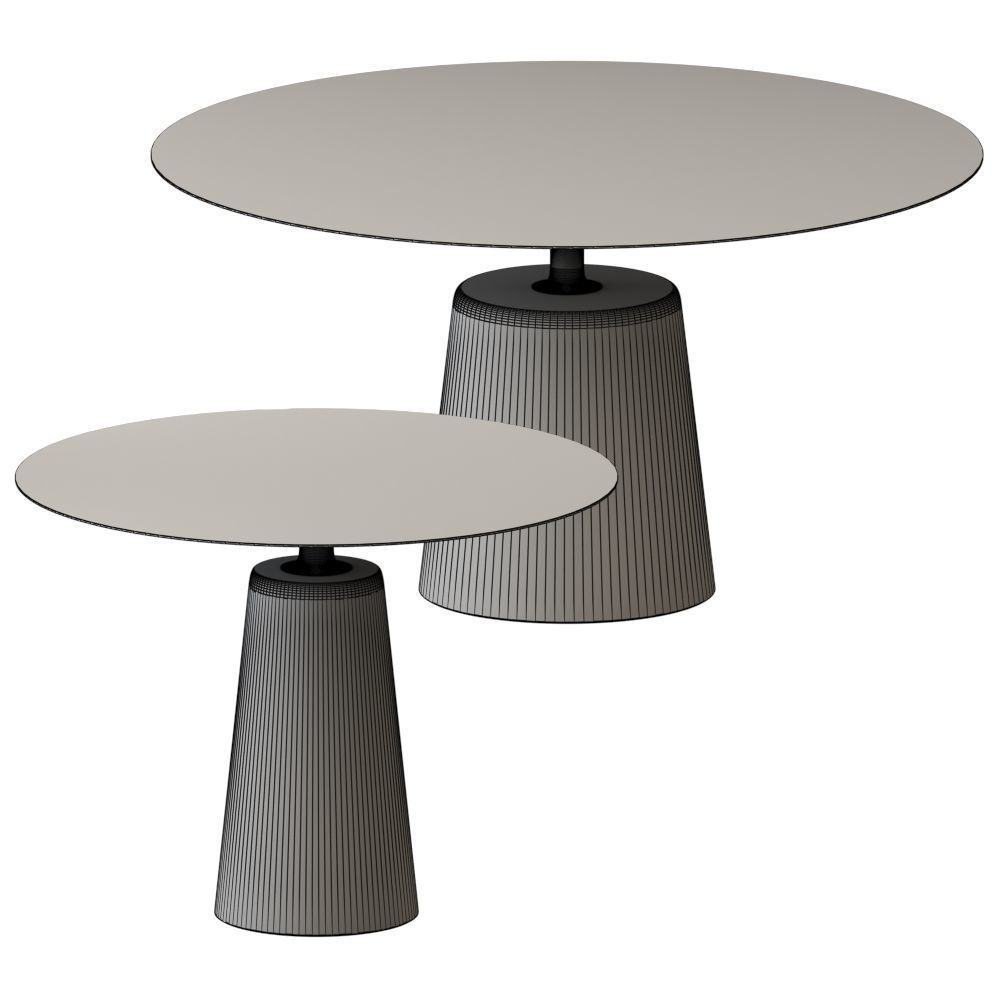 ROCK TABLE By MDF Italia 3D model_1