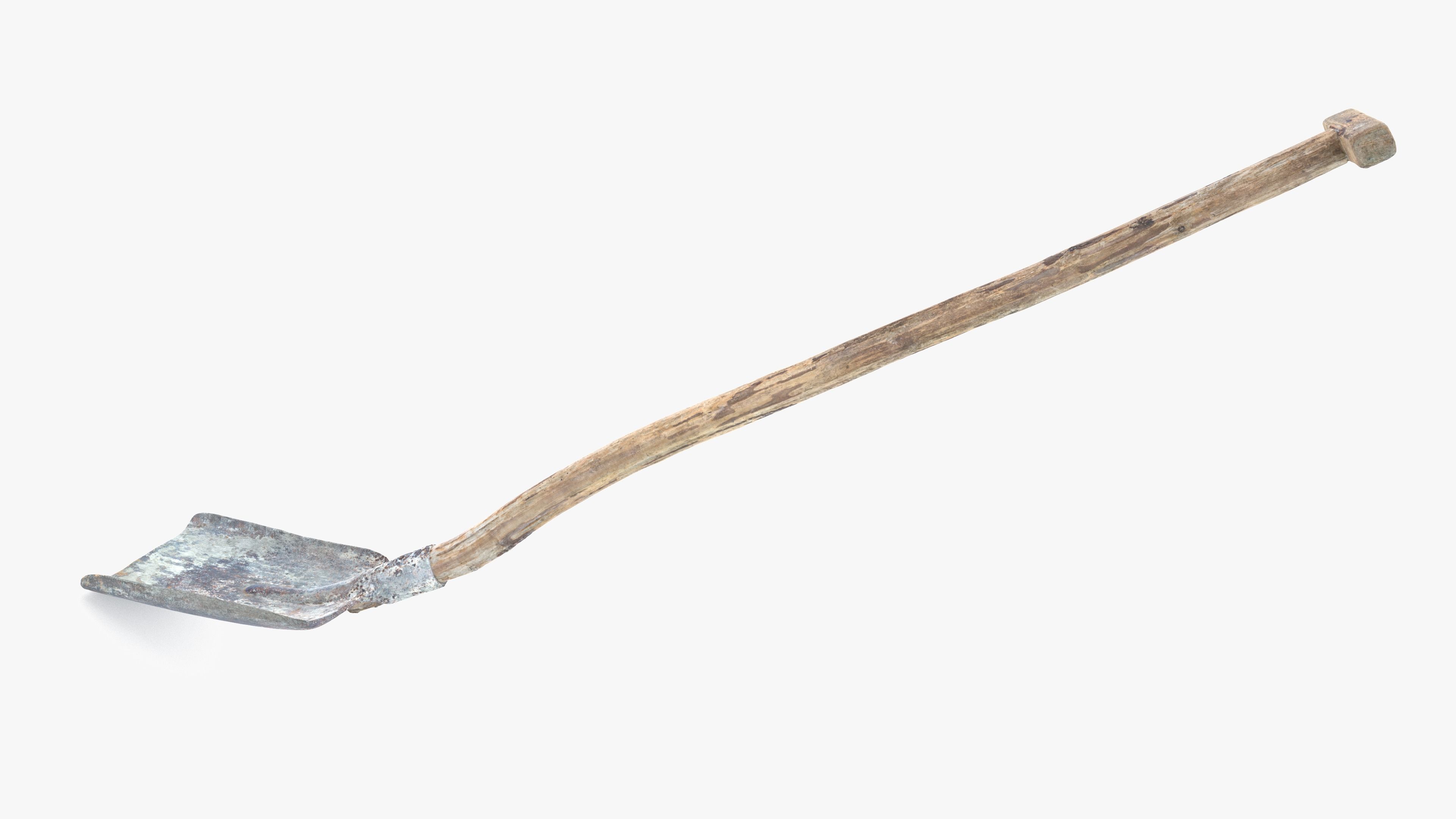 Shovel Low-poly 3D model_26